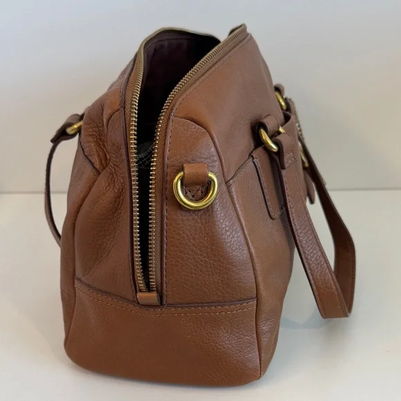 Fossil Leather Satchel - Picture 5 of 14